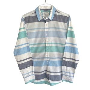 Guess - Blue Stripe Slim Fit Button Down